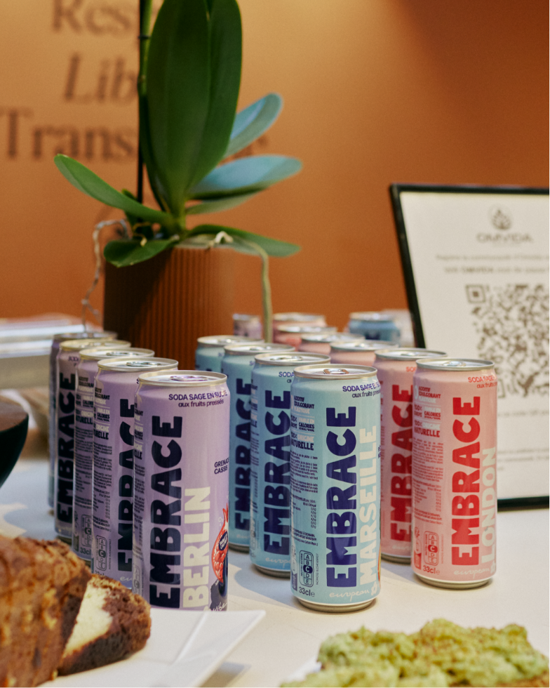 Partner products displayed at a Koterie event.